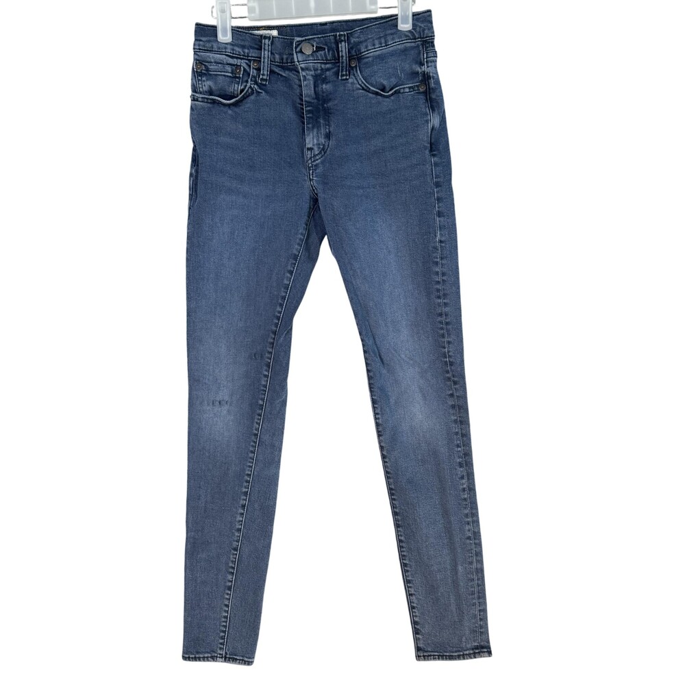 Levis Premium 502 Jeans Men's 29x32 Blue Skinny Taper Stretch Denim Good
